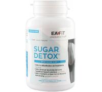 EAFIT Minceur - Sugar detox - Stop sucre 5 en 1 : Gymnema, Chrome, Bardane, Vitamines et minéraux, Acides aminés, Plantes - Diminue les envies de sucre - Contrôle du poids - Végétarien - 120 Gélules