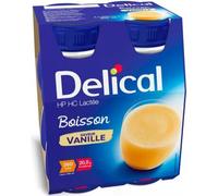 Delical HP HC Boisson Lactée Saveur Vanille Bouteilles 4x200ml