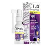 Parapharmacie > Compléments alimentaires > Compléments Alimentaires ORL 3C Pharma Efirub Spray Gorge 20 ml