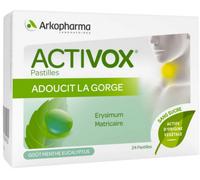 Parapharmacie > Compléments alimentaires > Compléments Alimentaires ORL Activox Gorge Menthe Eucalyptus x 24 - ORL - Pharmacie en ligne LaSante.net