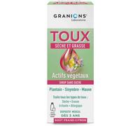 Parapharmacie > Compléments alimentaires > Compléments Alimentaires ORL Granions Sirop Toux Sèche Et Grasse 120 ml - ORL - Pharmacie en ligne LaSante.net