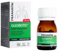 Parapharmacie > Compléments alimentaires > Compléments Alimentaires ORL Pranarôm Aromaforce OleoBiotic Santé Respiratoire Capsules 150 mg x 15