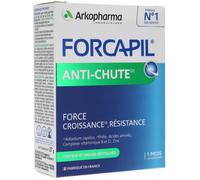 Parapharmacie > Compléments alimentaires > Compléments Alimentaires Pour Cheveux, peau et ongles Arkopharma Forcapil Anti-Chute Comprimés x 30