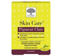 Parapharmacie > Compléments alimentaires > Compléments Alimentaires Pour Cheveux, peau et ongles > Compléments alimentaires Peau New Nordic Skin Care Pigment Clair Comprimés x 60