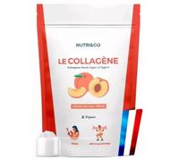 Parapharmacie > Compléments alimentaires > Compléments Alimentaires Pour Cheveux, peau et ongles > Compléments alimentaires Peau NutriCo Collagène Marin Type I II Arôme Pêche 190 g