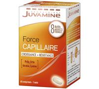 Parapharmacie > Compléments alimentaires > Compléments Alimentaires Pour Cheveux, peau et ongles Juvamine Force Capillaire Comprimés x 60 - Cheveux, peau, ongles - Pharmacie en ligne LaSante.net
