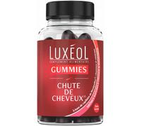 Parapharmacie > Compléments alimentaires > Compléments Alimentaires Pour Cheveux, peau et ongles Luxéol Chute de Cheveux Gummies x 60 - Cheveux, peau, ongles - Pharmacie en ligne LaSante.net