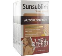 Parapharmacie > Compléments alimentaires > Compléments Alimentaires Pour Cheveux, peau et ongles Nutreov Sunsublim Autobronzant Formule Renforcée 3 x 28 - Cheveux, peau, ongles - Pharmacie en ligne La