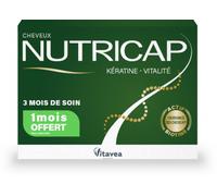 Parapharmacie > Compléments alimentaires > Compléments Alimentaires Pour Cheveux, peau et ongles Nutricap kératine et vitalité x 90 - 1 mois offert - Cheveux, peau, ongles - Pharmacie en ligne LaSante