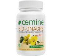 Oemine Onagre Bio 1000mg 60 Capsules - Huile d’Onagre Biologique Pressée à Froid, Source GLA, Enrichi Vitamine E - Confort Féminin et Peau Saine - Complément Alimentaire Cycle Menstruel & Ménopause