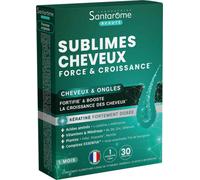 Parapharmacie > Compléments alimentaires > Compléments Alimentaires Pour Cheveux, peau et ongles Santarome Sublimes Cheveux Force et Croissance 30 Comprimés - Cheveux, peau, ongles - Pharmacie en lign