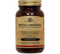 Parapharmacie > Compléments alimentaires > Compléments Alimentaires Pour Cheveux, peau et ongles Solgar Bêta-Carotène Capsules x 60 - Cheveux, peau, ongles - Pharmacie en ligne LaSante.net