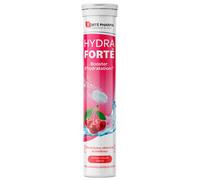 Forté Pharma - Hydra Forté Cerise - Electrolyte ydratation - Vitamine C Magnesium, Vitamine D, Potassium - Sport, Chaleur, Voyage - 24 comprimés effervescents, 1-2/Jour