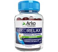 Arkopharma - Arkorelax Sommeil Gummies - Complément alimentaire pour endormissement rapide et sommeil de qualité - Sans dépendance - 30 gummies