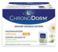Parapharmacie > Compléments alimentaires > Compléments Alimentaires Sommeil et Stress ChronoDorm Mélatonine 1 mg Sachets à Infuser x 20 - Sommeil - Stress - Pharmacie en ligne LaSante.net