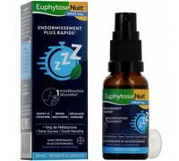 Parapharmacie > Compléments alimentaires > Compléments Alimentaires Sommeil et Stress Euphytose Nuit Spray 1 mg 20 ml