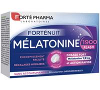 Parapharmacie > Compléments alimentaires > Compléments Alimentaires Sommeil et Stress Forté Pharma Mélatonine 1900 Flash Comprimés Orodispersibles x 30 - Sommeil - Stress - Pharmacie en ligne LaSante.