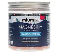 Mium Lab Magnésium Sans Sucres 42 Gummies