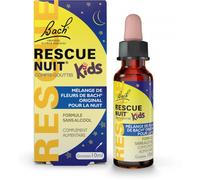 Rescue Nuit Kids Compte-gouttes, Participe à des nuits sereines, sans alcool, Vegan, Complément alimentaire, 1 Flacon Compte Gouttes x 10 ml