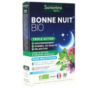 Parapharmacie > Compléments alimentaires > Compléments Alimentaires Sommeil et Stress Santarome Bonne Nuit Bio Comprimés x 20 - Sommeil - Stress - Pharmacie en ligne LaSante.net
