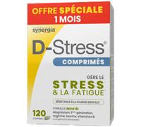 Parapharmacie > Compléments alimentaires > Compléments Alimentaires Sommeil et Stress Synergia D-Stress Offre Spéciale x 120 - Sommeil - Stress - Pharmacie en ligne LaSante.net