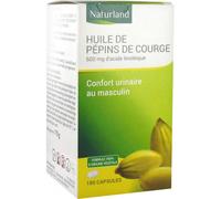 Naturland Huile de Pépins de Courge 180 capsules