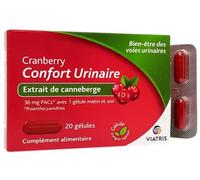 Parapharmacie > Compléments alimentaires > Compléments Alimentaires Système urinaire Viatris Cranberry Confort Urinaire Gélules x 20 - Système urinaire - Pharmacie en ligne LaSante.net