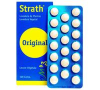 A.Vogel Strath Complément Alimentaire Naturel à Base de Levure Végétale, Adultes et Enfants, Équilibre de la Flore Intestinale, Aide à Rester en Bonne Santé, Marron, 100 Comprimés