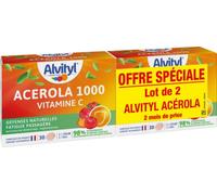 Parapharmacie > Compléments alimentaires > Compléments Alimentaires Vitalité et Défenses immunitaires Alvityl Acérola 1000 Vitamine C x 60 - Vitalité - Défenses immunitaires - Pharmacie en ligne LaSan