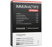 Parapharmacie > Compléments alimentaires > Compléments Alimentaires Vitalité et Défenses immunitaires Aragan Synactifs ImmunActifs 30 gélules - Vitalité - Défenses immunitaires - Pharmacie en ligne La