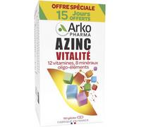 Arkopharma Azinc Adulte Vitalité Vitamines C & E Zinc 150 gélules