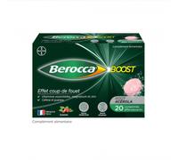 Parapharmacie > Compléments alimentaires > Compléments Alimentaires Vitalité et Défenses immunitaires Berocca Boost Vitamines, Caféine et Guarana x 20