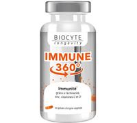 Parapharmacie > Compléments alimentaires > Compléments Alimentaires Vitalité et Défenses immunitaires Biocyte Longevity Immune 360° 30 Gélules - Vitalité - Défenses immunitaires - Pharmacie en ligne L