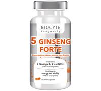 Parapharmacie > Compléments alimentaires > Compléments Alimentaires Vitalité et Défenses immunitaires Biocyte Longevity 5 Ginseng Forte 40 Gélules - Vitalité - Défenses immunitaires - Pharmacie en lig