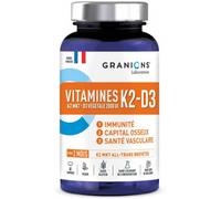 Parapharmacie > Compléments alimentaires > Compléments Alimentaires Vitalité et Défenses immunitaires > Compléments Alimentaires Pour Défenses Immunitaires Granions Vitamine K2-D3 Comprimés x 60 - Déf