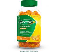Berocca Immunité Gommes Goût Orange 60 Pièces
