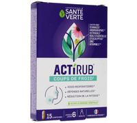 Parapharmacie > Compléments alimentaires > Compléments Alimentaires Vitalité et Défenses immunitaires > Compléments Alimentaires Pour Défenses Immunitaire Santé Verte Actirub x 15 - Défenses immunitai