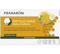 Parapharmacie > Compléments alimentaires > Compléments Alimentaires Vitalité et Défenses immunitaires > Compléments Alimentaires Pour Défenses Immunitaires Pranarôm Pastilles Gorge Miel/Citron Sans Su