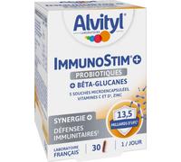 Parapharmacie > Compléments alimentaires > Compléments Alimentaires Vitalité et Défenses immunitaires > Compléments Alimentaires Pour Défenses Immunitaires Alvityl Immunostim + 30 Gélules - Défenses i