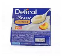 Delical Dessert lacté HPHC Le Brassé Saveur Pêche Autre 800 g