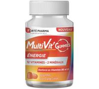 Forté Pharma Multivit' Énergie 60 gummies Multivitamines, Energie et Vitalité