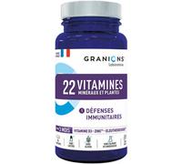 Parapharmacie > Compléments alimentaires > Compléments Alimentaires Vitalité et Défenses immunitaires Granions 22 Vitamines Minéraux et Plantes x 90 - Vitalité - Défenses immunitaires - Pharmacie en l