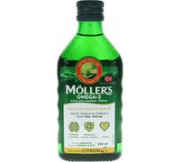 Parapharmacie > Compléments alimentaires > Compléments Alimentaires Vitalité et Défenses immunitaires Möller s Omega-3 Huile de Foie de Morue Arôme Citron 250 ml - Vitalité - Défenses immunitaires - P