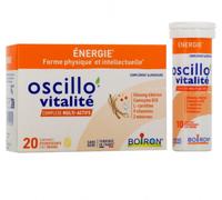 Parapharmacie > Compléments alimentaires > Compléments Alimentaires Vitalité et Défenses immunitaires > Multivitamines Boiron Oscillo'Vitalité Comprimés Effervescents x 20