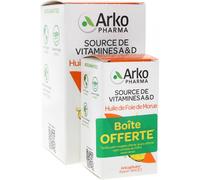 Parapharmacie > Compléments alimentaires > Vitalité - Défenses immunitaires > Multivitamines Arkogélules Huile de Foie de Morue x 220 + 60 - Multivitamines - Pharmacie en ligne LaSante.net