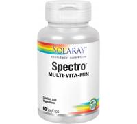 Parapharmacie > Compléments alimentaires > Compléments Alimentaires Vitalité et Défenses immunitaires > Multivitamines Solaray Spectro Multi-Vita-Min 60 Capsules Végétales - Multivitamines - Pharmacie