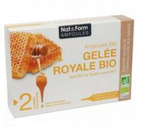 Parapharmacie > Compléments alimentaires > Compléments Alimentaires Vitalité et Défenses immunitaires Nat&Form Gelée Royale Bio x 20 - Vitalité - Défenses immunitaires - Pharmacie en ligne LaSante.net
