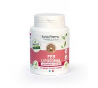 Parapharmacie > Compléments alimentaires > Compléments Alimentaires Vitalité et Défenses immunitaires Nat&Form Fer Liposomal x 60 - Vitalité - Défenses immunitaires - Pharmacie en ligne LaSante.net