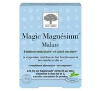 Parapharmacie > Compléments alimentaires > Compléments Alimentaires Vitalité et Défenses immunitaires New Nordic Magic Magnésium Malate Comprimés x 60