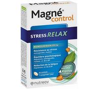 Parapharmacie > Compléments alimentaires > Compléments Alimentaires Vitalité et Défenses immunitaires Nutréov Magné Control Stress Relax - Vitalité - Défenses immunitaires - Pharmacie en ligne LaSante